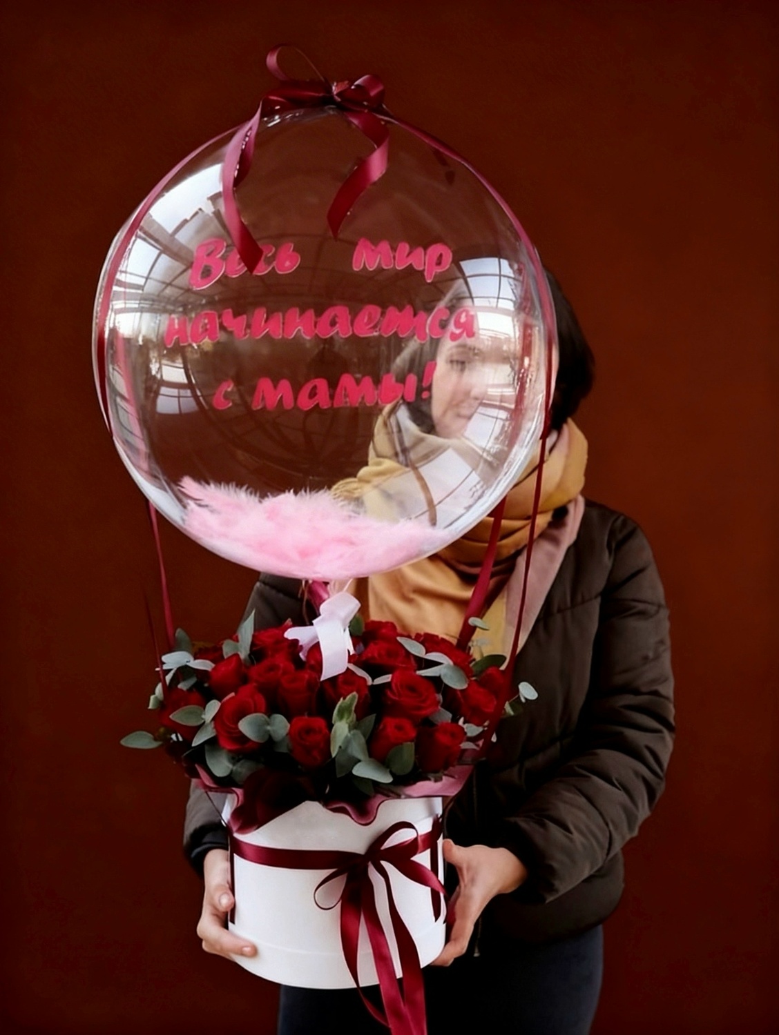 ШЛЯПНАЯ КОРОБКА С ШАРОМ "Баблс" №5