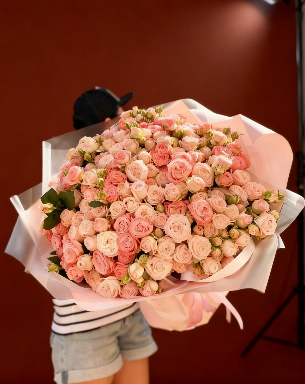 51 кустовая пионовидная роза